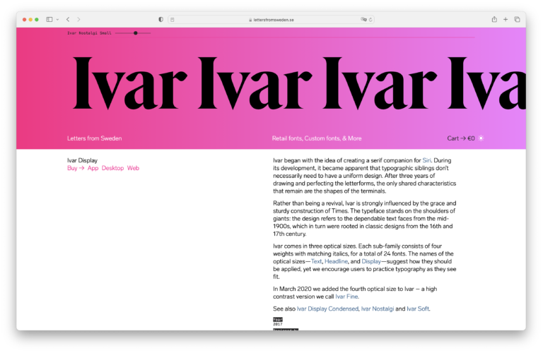 Screenshot Ivar